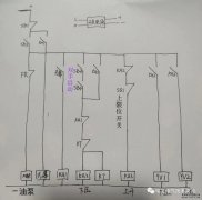 液壓機控制電路原理圖，與常見電氣故障